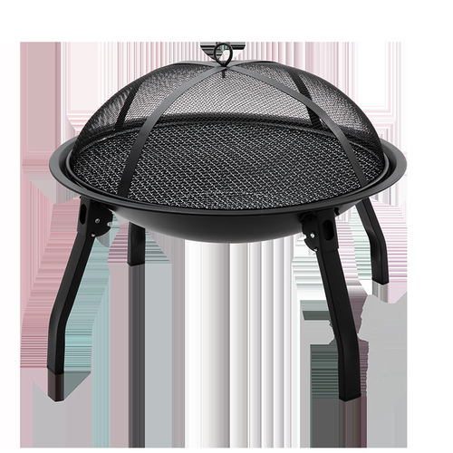 Grill stove, brazier, charcoal stove for heating, outdoor barbecue grill, charcoal fire roasted tea set, tea making set around the stove, home indoor complete set