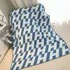 Oblique H Sky Blue