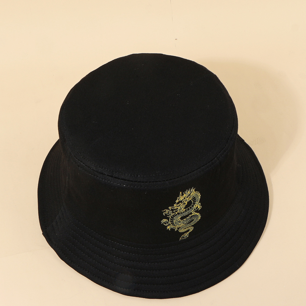 Unisex Simple Style Dragon Sewing Wide Eaves Bucket Hat display picture 15