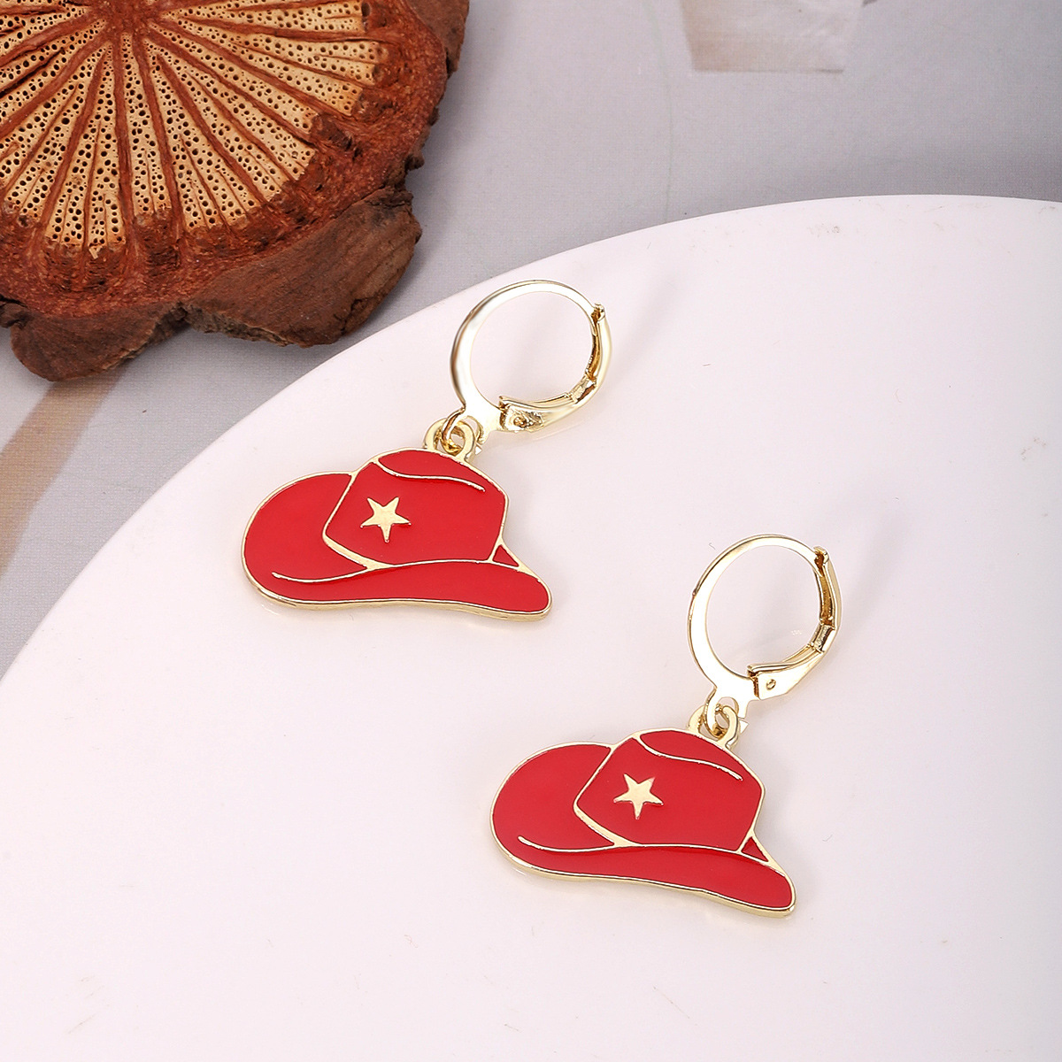 Fashion Solid Color Alloy Enamel Women's Drop Earrings 1 Pair display picture 2