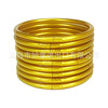 9 -layer plastic silicone gold foil jelly bangles multi -layer silicone gold foil bracelet Amazon hot sale