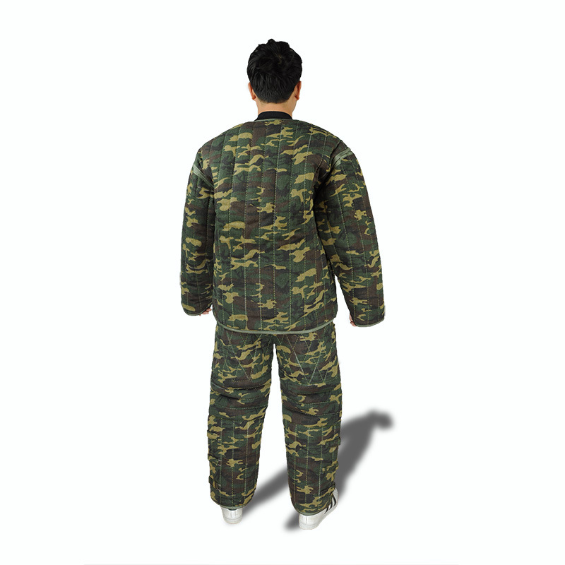 Ropa protectora de camuflaje de lona entrenador de perros entrenamiento de perros suministros para mascotas ropa de entrenamiento Equipo de trabajo para perros equipo de protección