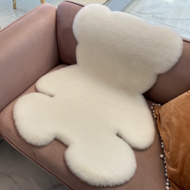 Детский коврик-заяц, милый плюшевый игровой коврик, размеры 45×60–180×240 см