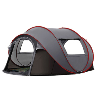 Full automatic quick opening 3-4 person outdoor camping tent camping travel rainproof sunscreen portable boat shaped tent