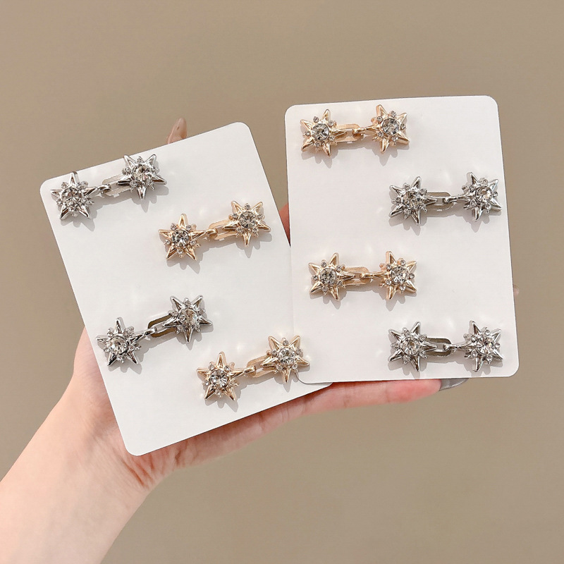 Pantalones de pentacos simples para apretar la cintura artefacto femenino broche para cambiar el tamaño de los botones ajustables botones de cintura fijos jeans