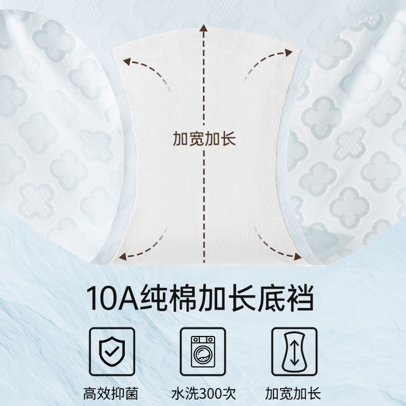 Bragas de seda de hielo sin costuras Yoga entrepierna antibacteriana entrepierna de algodón puro rango largo cintura media pantalones cortos triangulares finos de verano para niñas