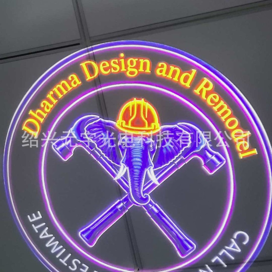 デザインのカスタマイズされたデザイン ロゴ広告 投影灯を回転 屋外ドアヘッドライト工程 LED投影灯の使用 — view 4