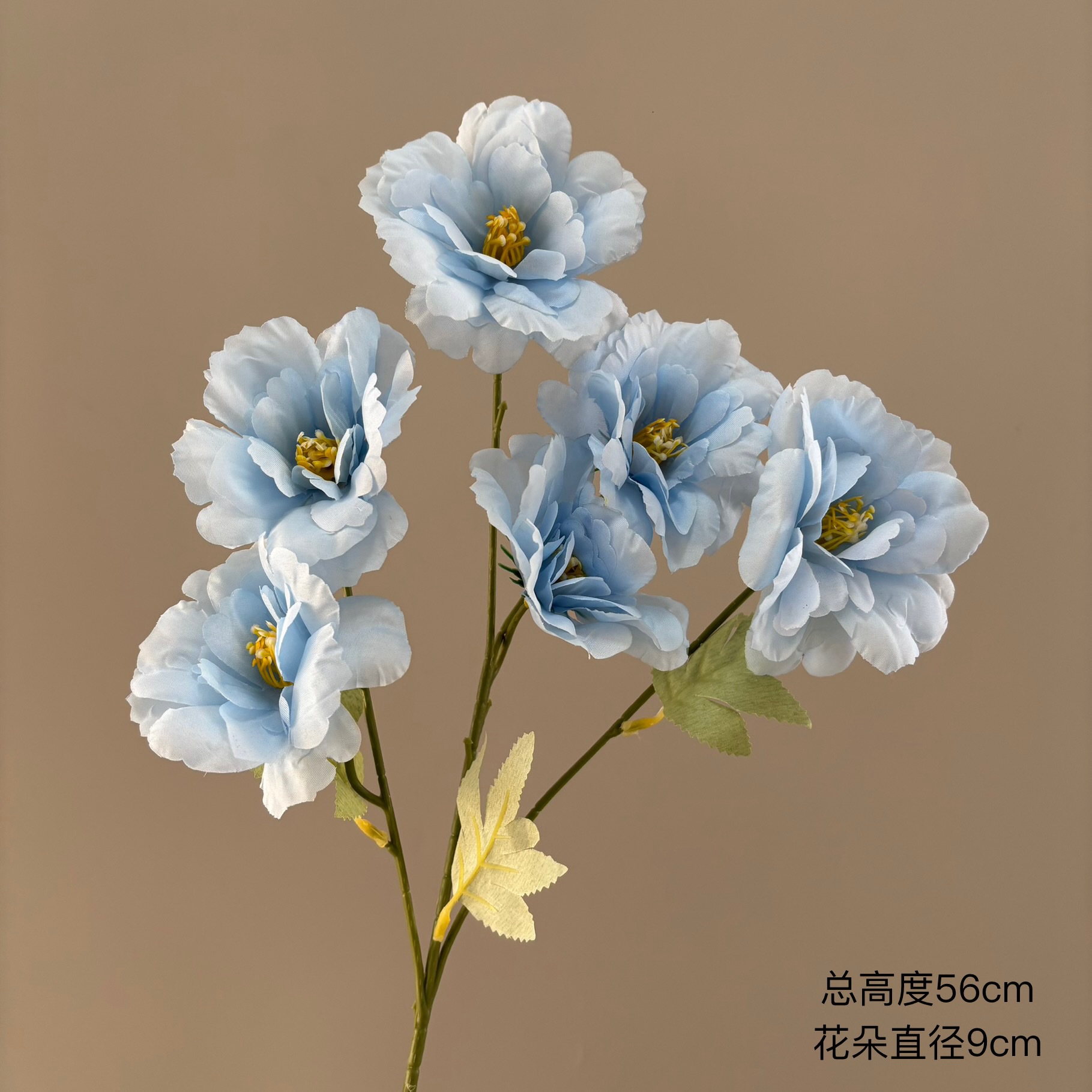파란색