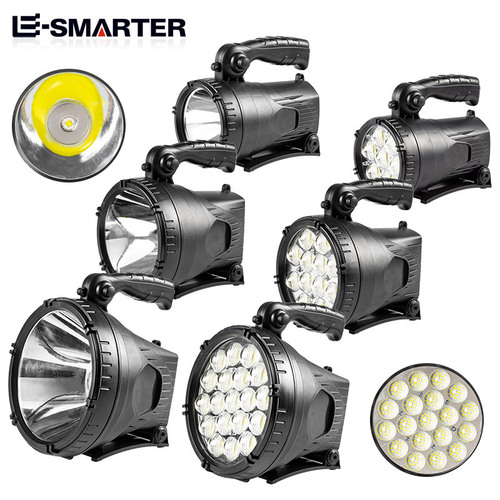 Cross-border new strong light searchlight LED outdoor portable flashlight with rechargeable high-power long-range beam