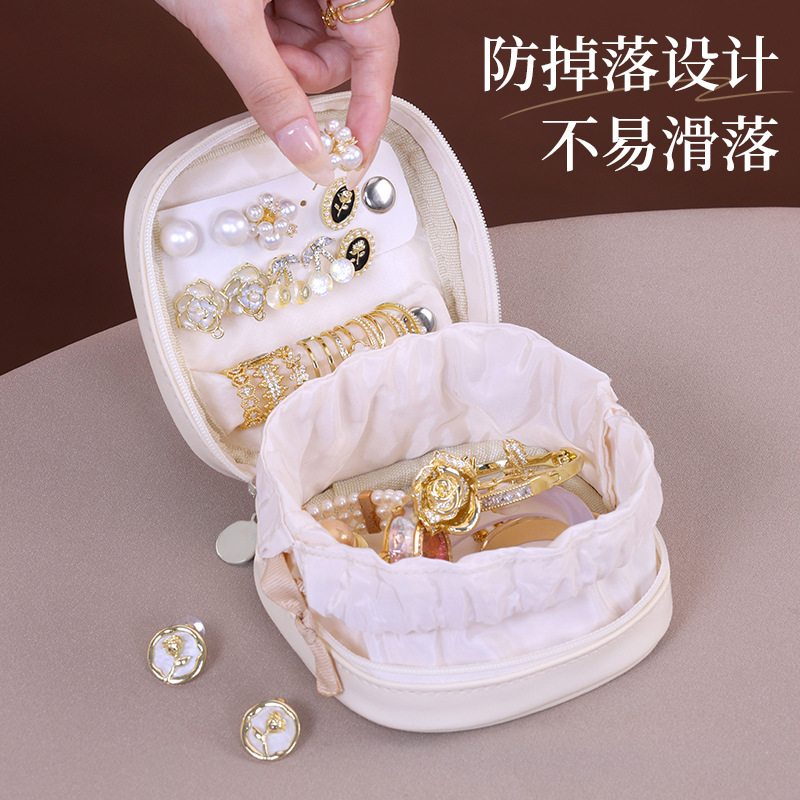 Caja de almacenamiento de joyas bolsa de maquillaje de alta calidad bolsa de almacenamiento bolsa de lápiz labial pequeña bolsa de liner ligera mini bolsa de maquillaje