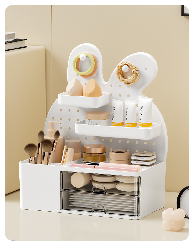 Solid Color Hips PET PP Casual Elegant Preppy Style Storage Box display picture 1