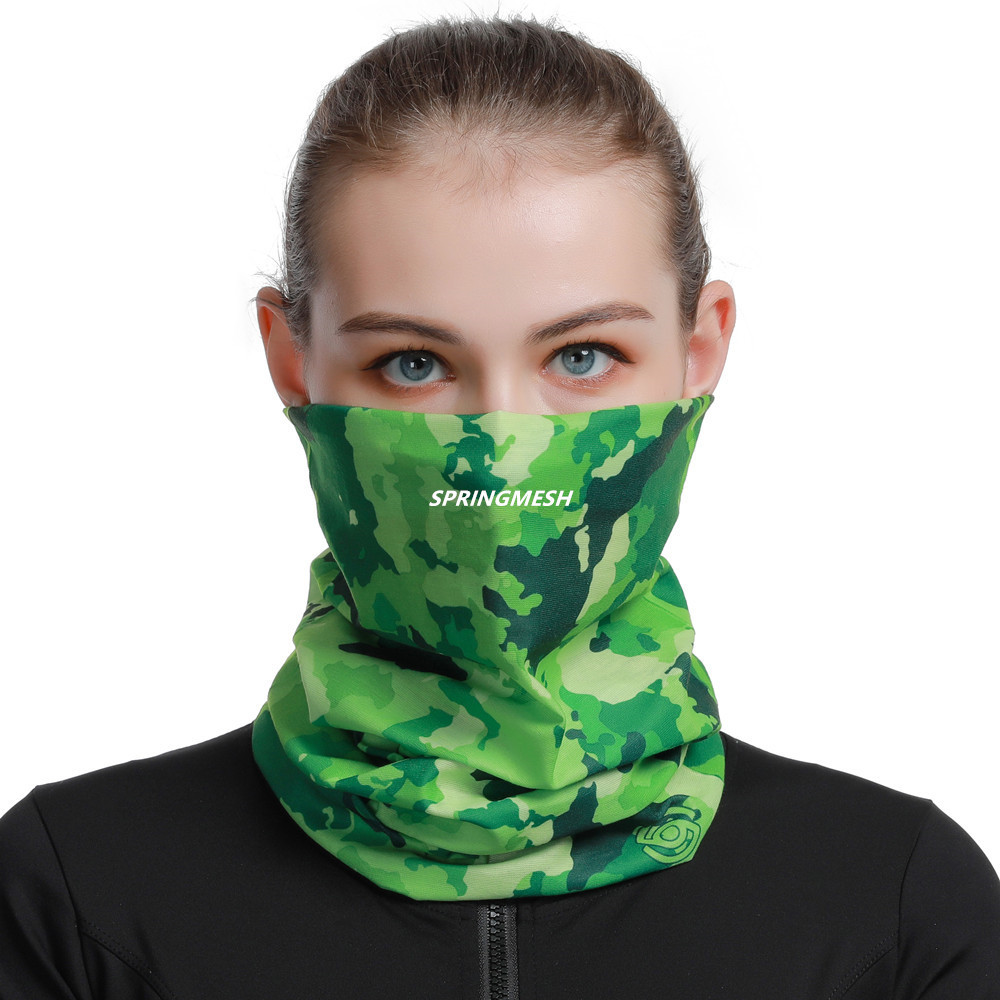 In-stock camouflage arm sleeves with customizable patterns, full-print design, suitable for camping, outdoor activities, fishing, neck scarf, magic headscarf