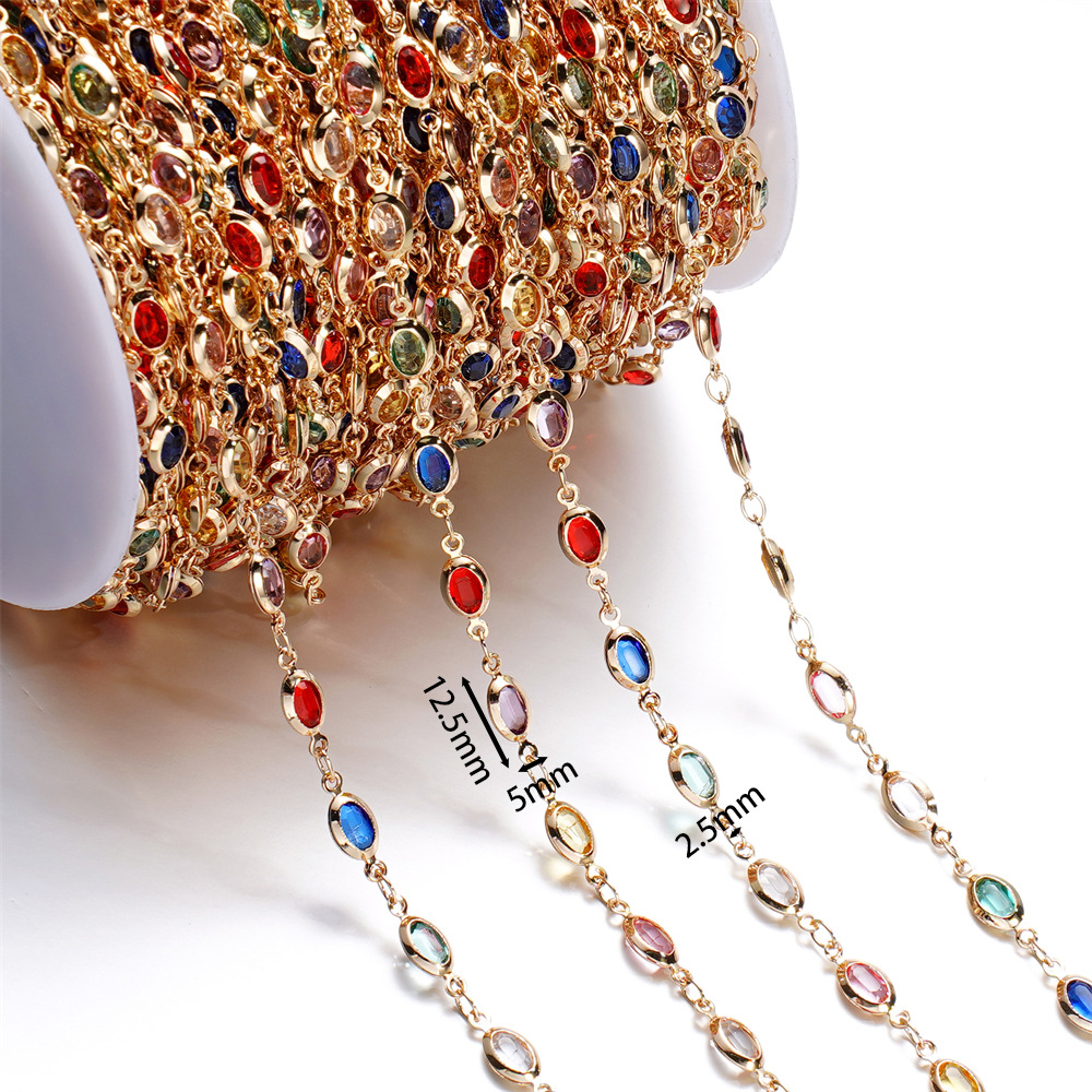 15g Weight Chain Jewelry Making Type 1 M Jewelry Making Size Glass Inlay Material DIY Jewelry Accessories, Bracelets, Necklace Classification 1 Roll Quantity Glass, Copper Material Bag, Colorful, Heart Shape, Butterfly Pattern Plating Design Casual, Simple Style Style 1 Roll Bag Colorful Heart Shape DIY Jewelry Accessories Bracelets Necklace Glass Copper Glass Casual Simple Style DIY Jewelry Accessories Bracelets Necklace 3