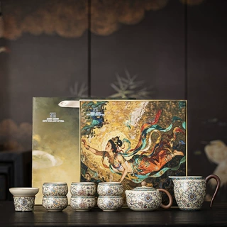 汝窑茶具套装2026新款家用陶瓷茶壶茶杯茶盘高档整套功夫茶具送礼