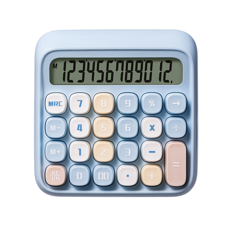 Calculadora de escritorio Te36 de alto valor facial computadora portátil y duradera de aprendizaje de contabilidad empresarial