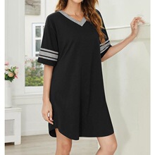 O 96113 V Neck Cotton Waist Top ����V�I���� ���R�d�W���羳