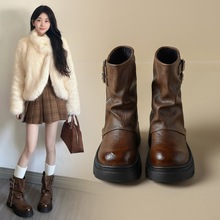 ZHR�t�t����������6cm��ѥŮѥ��2025�ﶬ�¿�����ţ��ѥ�Tʿѥ
