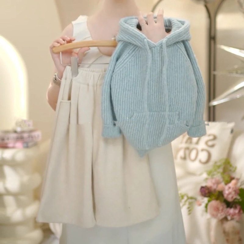 女童秋冬款棉衣三件套2025新款女宝宝棉服外套加厚针织毛衣加耐用|undefined