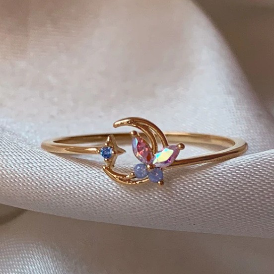 Wholesale Jewelry Elegant Modern Style Heart Shape Copper Plating Open Rings display picture 2