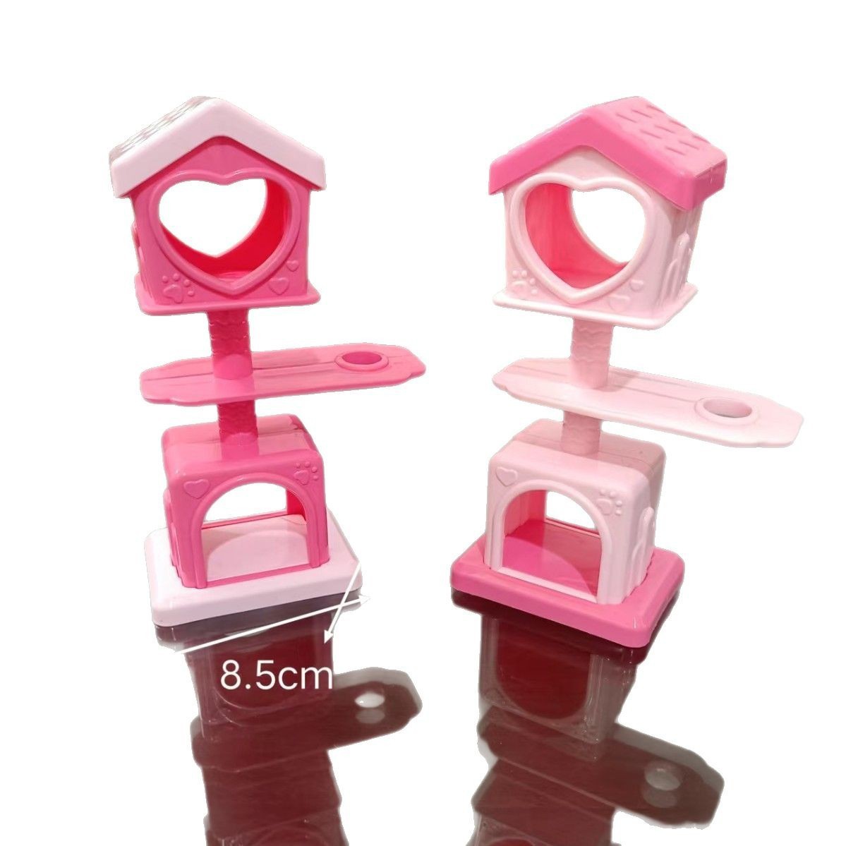 Miniature pet swing diapositivas casa de muñecas gran ventana de perro interactiva casa de juguetes de comercio electrónico fuente de productos