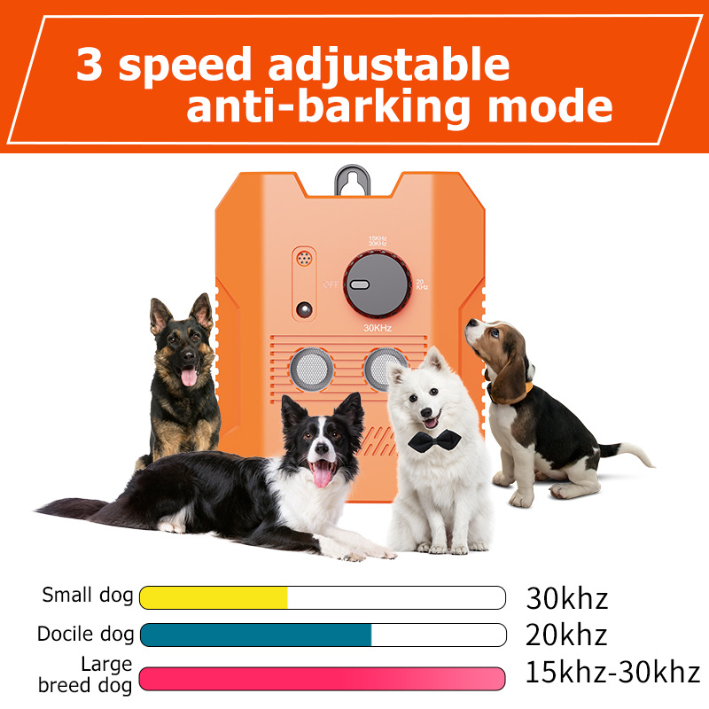 Dispositivo de prevención de ladridos ultrasónicos transfronterizos, dispositivo de prevención de ladridos de patio al aire libre, dispositivo de entrenamiento de perros, dispositivo de expulsión de perros inteligente, artículos para mascotas image 4