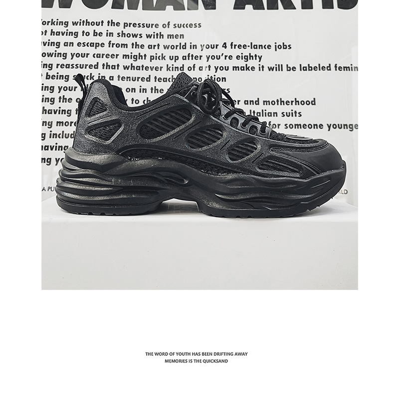 One piece drop shipping sneakers for men, mesh breathable casual shoes for couples, new versatile height increasing dad shoes, men's ins style_voghion.com