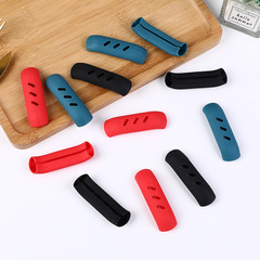 Modern simple colorful silicone insulated pot handle cover, anti-scalding and anti-slip pot handle cover, wear-resistant pot handle protective cover