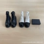 明星新款拼色增高女靴
