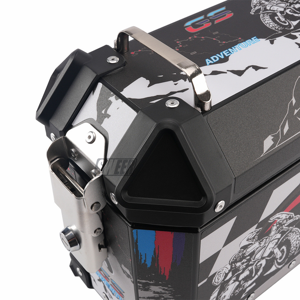 The New 18L Small-Capacity Motorcycle Aluminum Alloy Side Box Is Suitable for the Side Box and Trunk of the Niu Nine Electric Scooter
