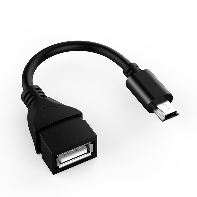 Injection Molding V3Otg Adapter Cable Micro5P to USB Female V3Otg Data Cable Car Miniusbu Disk Connection Cable
