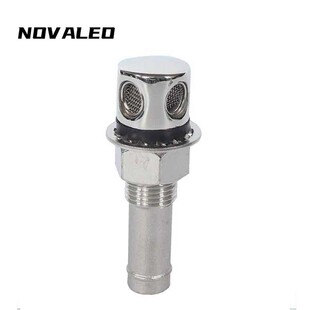 Marine two-hole 16mm fuel tank straight air hole 316 stainless steel yacht water tank air exhaust with bowl air valve