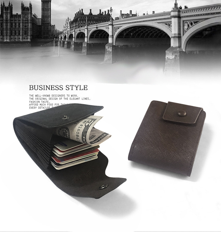 2021韩版新款多卡位男女风琴卡包大容量迷你PU钱包包女卡套