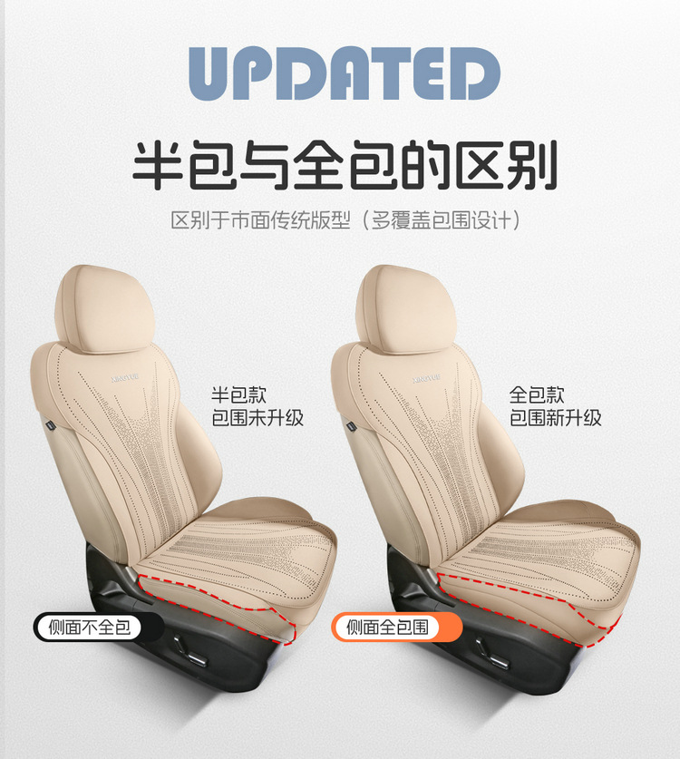 2026 Geely Xingyue L Saddle Pad Seat Cover Half-Cover Oriental Obsidian Seat Cover Suede Car Seat Cushion for All Seasons