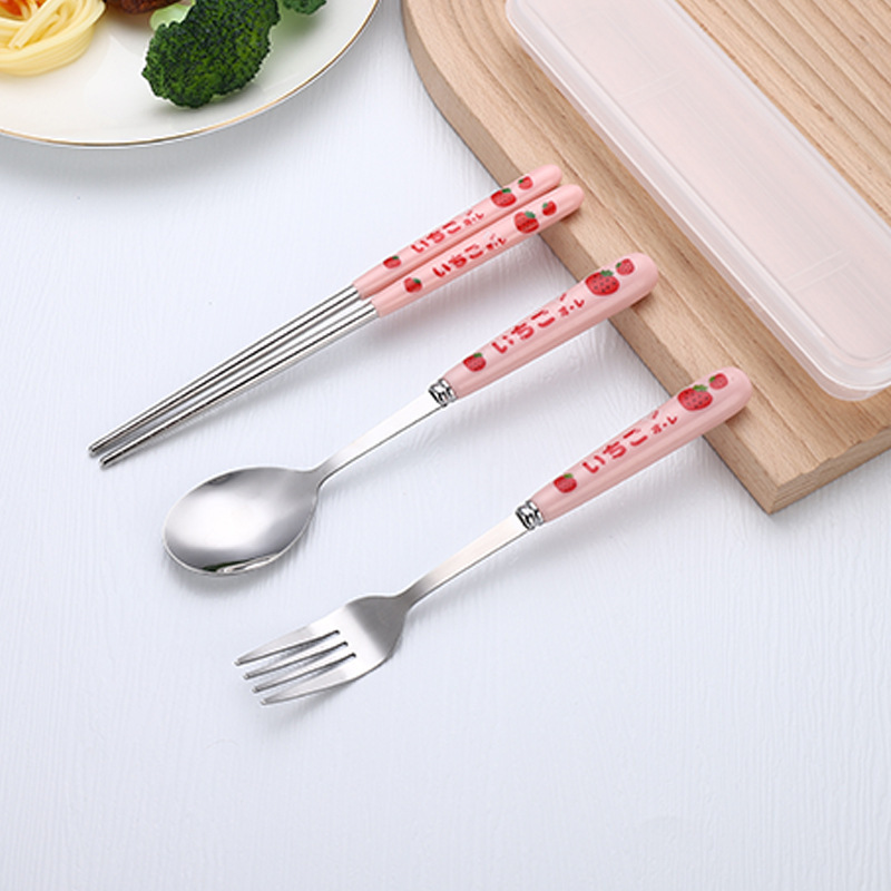 딸기 파우더 3 피스 세트 (상자 포함)