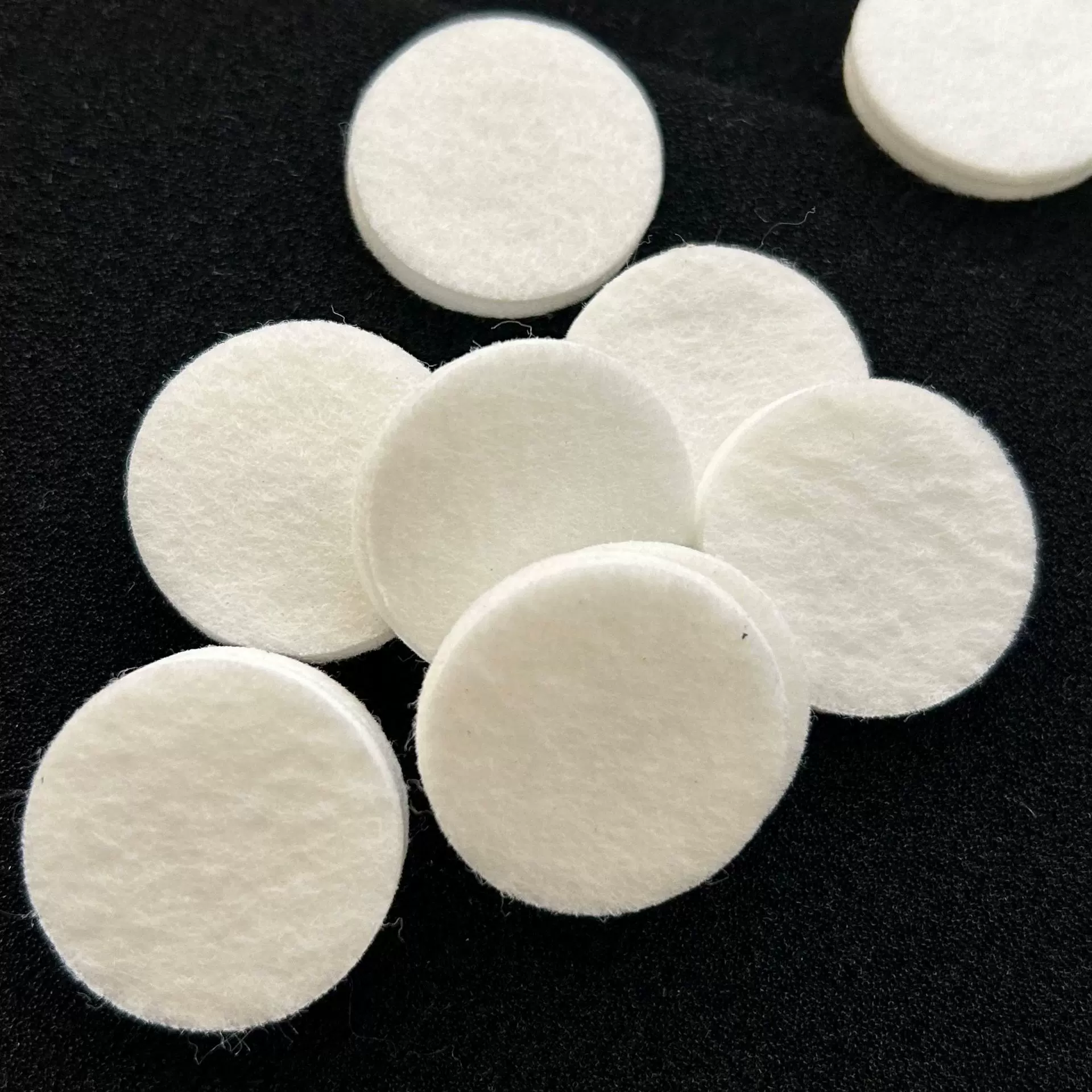 圆形方形异形纤维香薰精油棉片 吸香水散香挥发海绵棉片