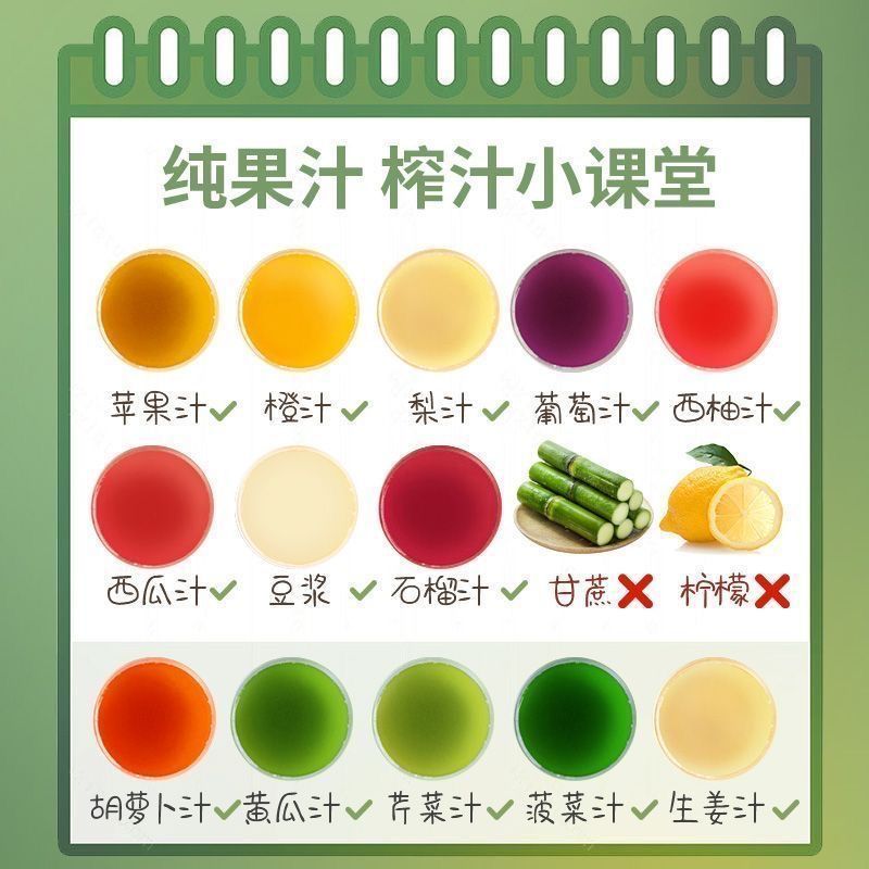 Máquina de separación de residuos de jugo de gran calibre de Alemania JINGMAI, máquina de jugo de frutas y verduras multifuncional automática doméstica