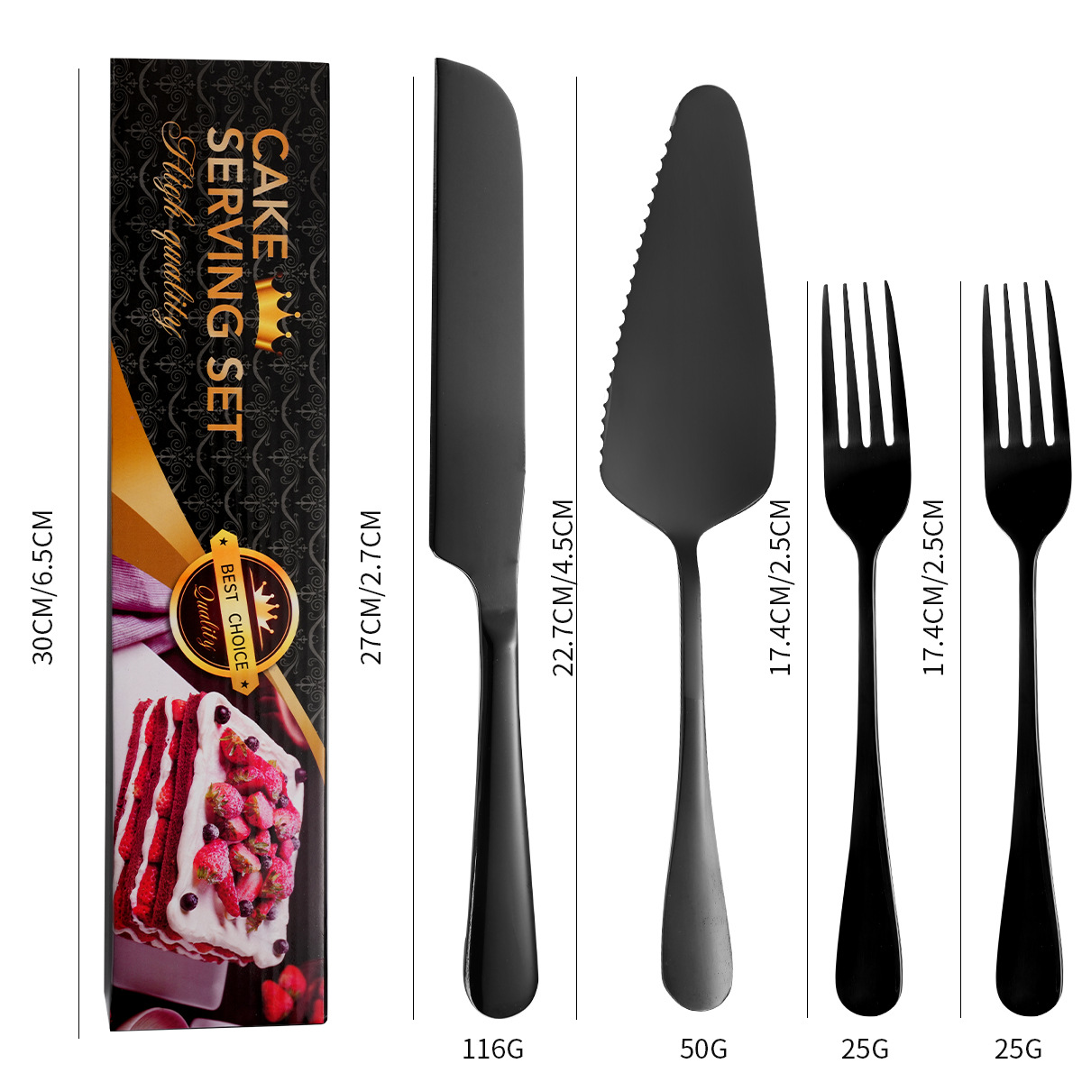 블랙/4 피스 세트