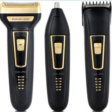 跑江湖地摊产品新款多功能三合一达玲电动剃须刀9001双电池刮胡刀