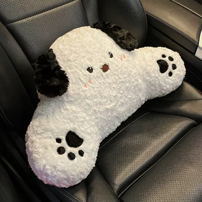 Seat cushion, seat cover – Seat Cushion for All Seasons - winter-editionfaux-rabbit-fur-puppy-lumbar-support-pillow-single-no-specifications