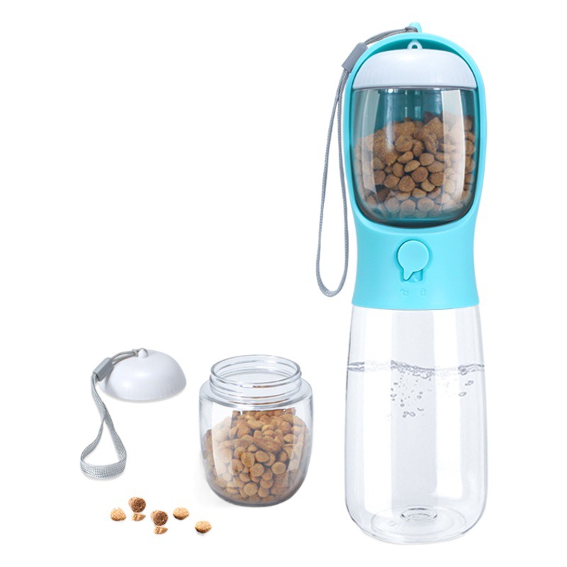 Suministros para mascotas, taza portátil de gran capacidad para exteriores, dos en uno, para beber agua y comida, para gatos y perros, taza de agua multifuncional resistente a altas temperaturas