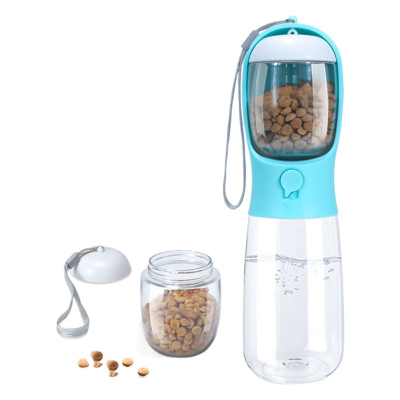 Поставки для домашних животных Большая емкость для кошек и собак портативный открытый питьевая вода два в одном