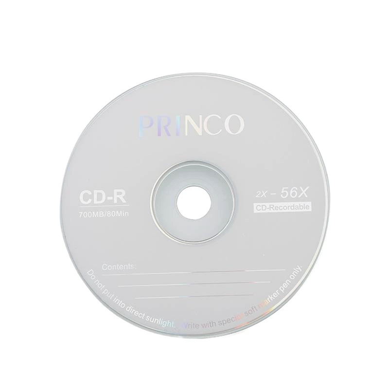 Оптовая продажа от производителя: CD-R диски PRINCO, 52X, чистые, 700 МБ