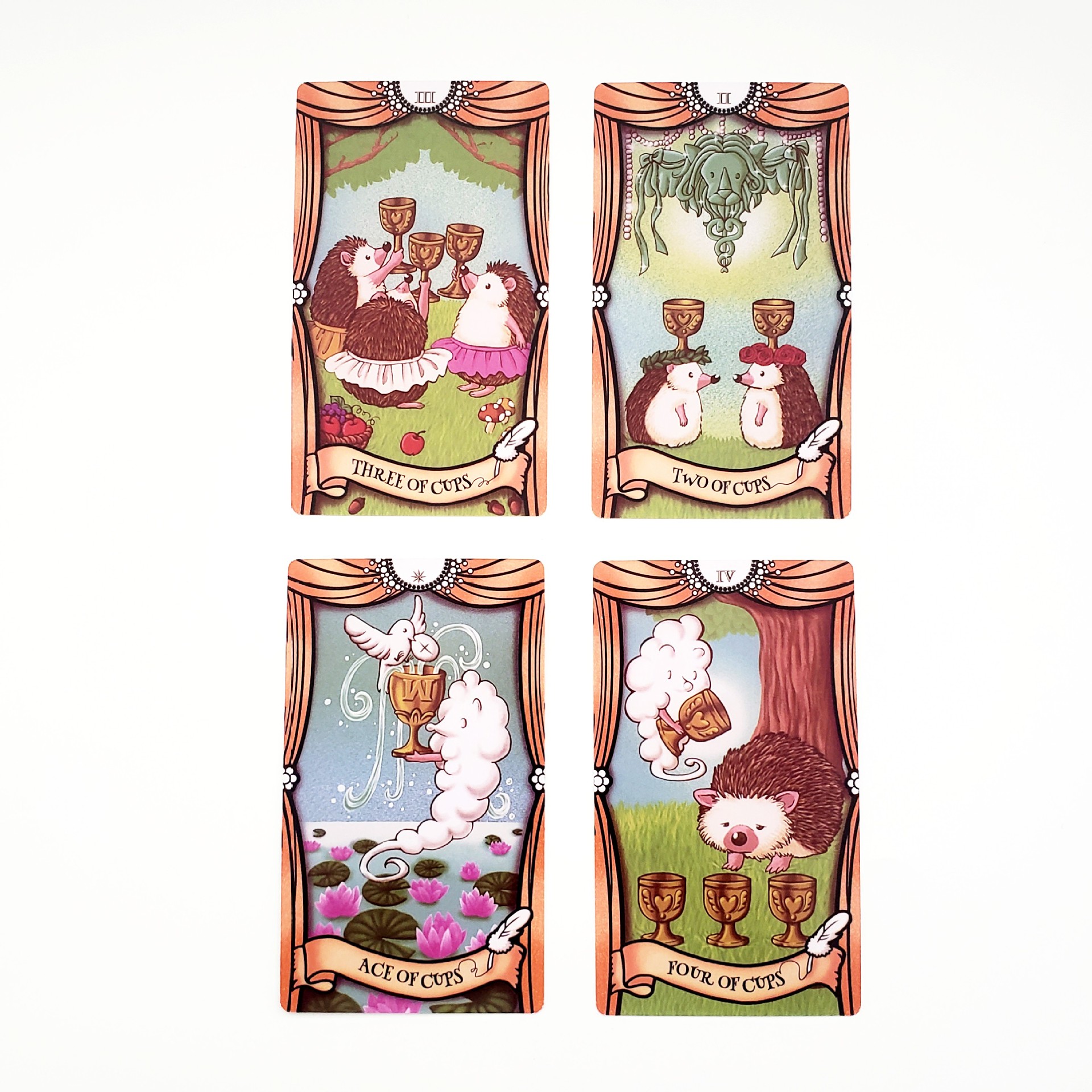 2022 New 12*7 Hedgehog Tarot Board Game Cross-Border Hot Item_voghion.com