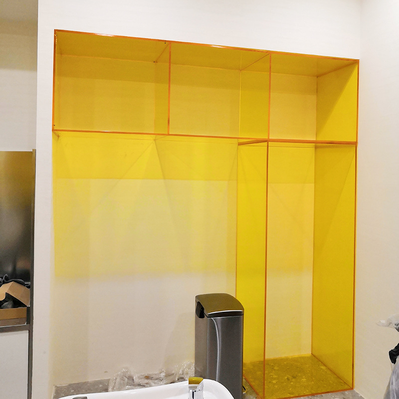 亚克力家具展示架制作销售 创意壁挂式多层多格柜式收纳架