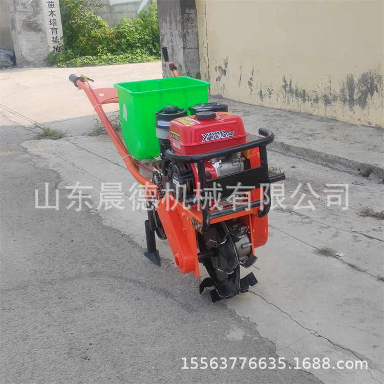 汽油玉米播种机 精播施肥一体机小型大豆种植机