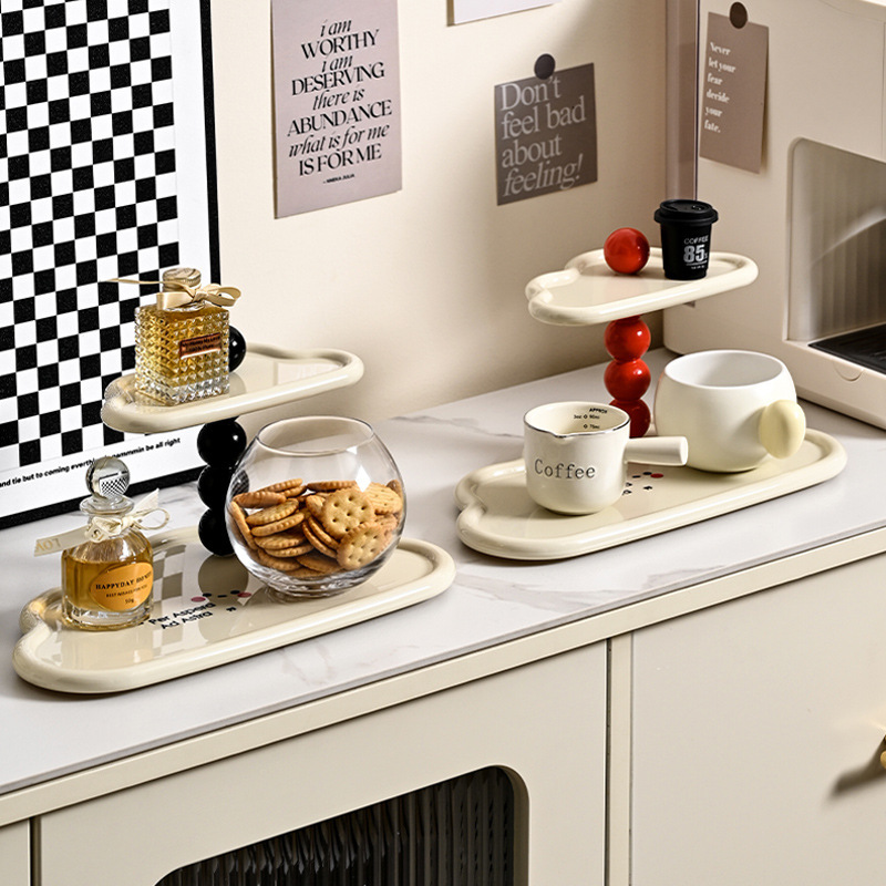 Light luxury porch rack wholesale door key sundries storage tray desktop perfume ornaments finishing rack