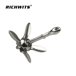 Zhibo metal stainless steel 316 anchor folding anchor umbrella-shaped anchor yacht hardware anchor ship accessories anchor