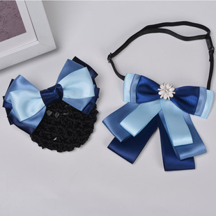 Cross-border factory groom best man bow tie host suit collar accessories versatile bow work professional collar