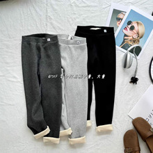 MXF明希童装2025年冬季新款儿童打底裤小女孩洋气百搭修身裤子新