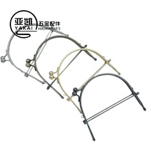 现货  15cm 半圆手挽口金 铁线铰 五金提手 包包锁扣